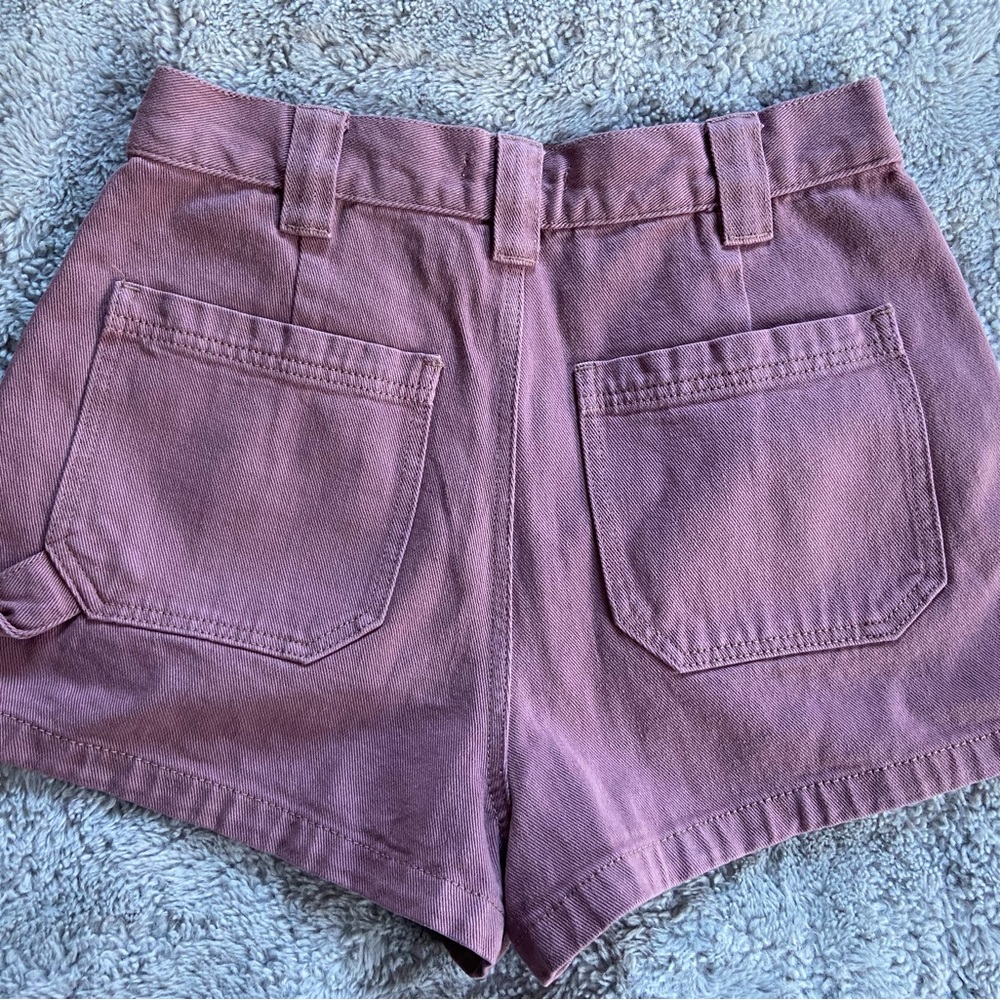 PacSun Cargo Shorts in Mauve Size 28 - Picture 3 of 4